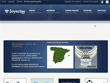 Tablet Screenshot of joyerias.com